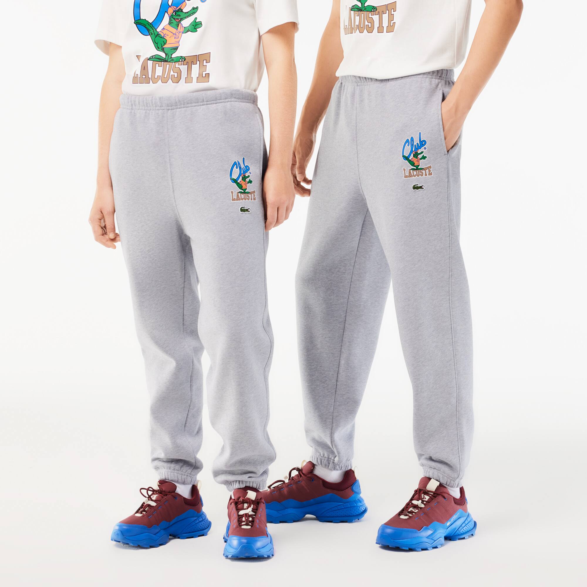 Jogginghose mit Kultigem Aufdruck Trainingshosen - Grau - Lacoste - Unisex