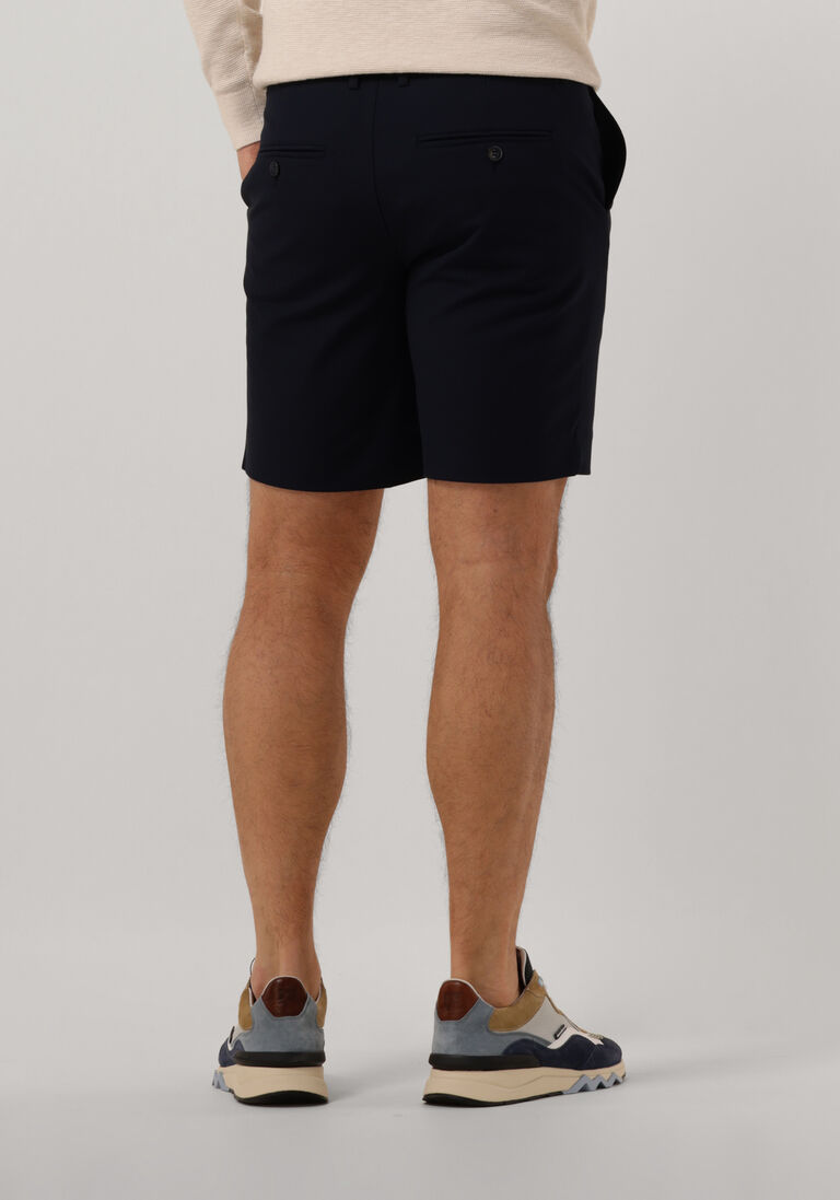 PLAIN donkerblauwe plain korte broek oscar shorts 285