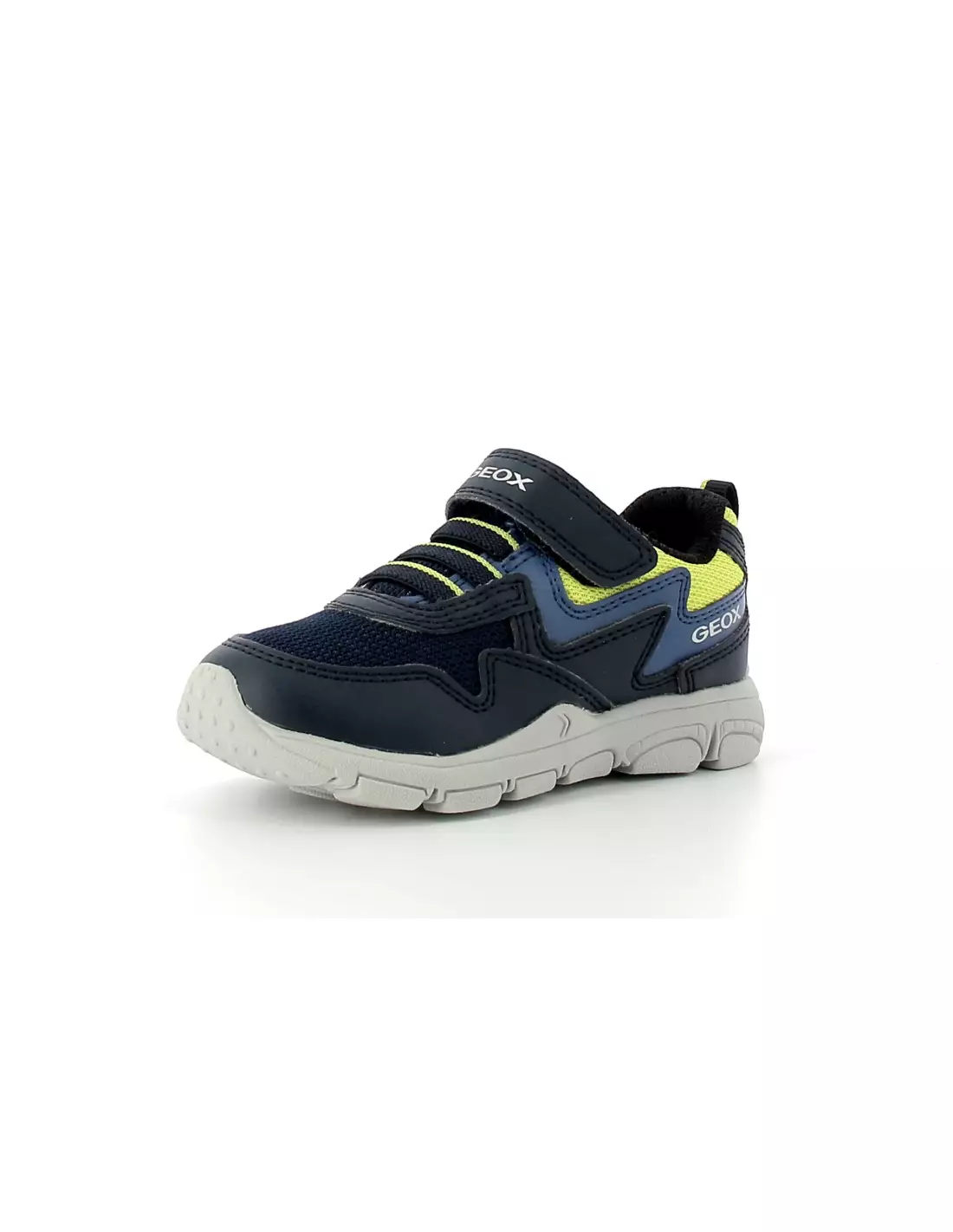 GEOX NEW TORQUE BOY - Baskets Navylime
