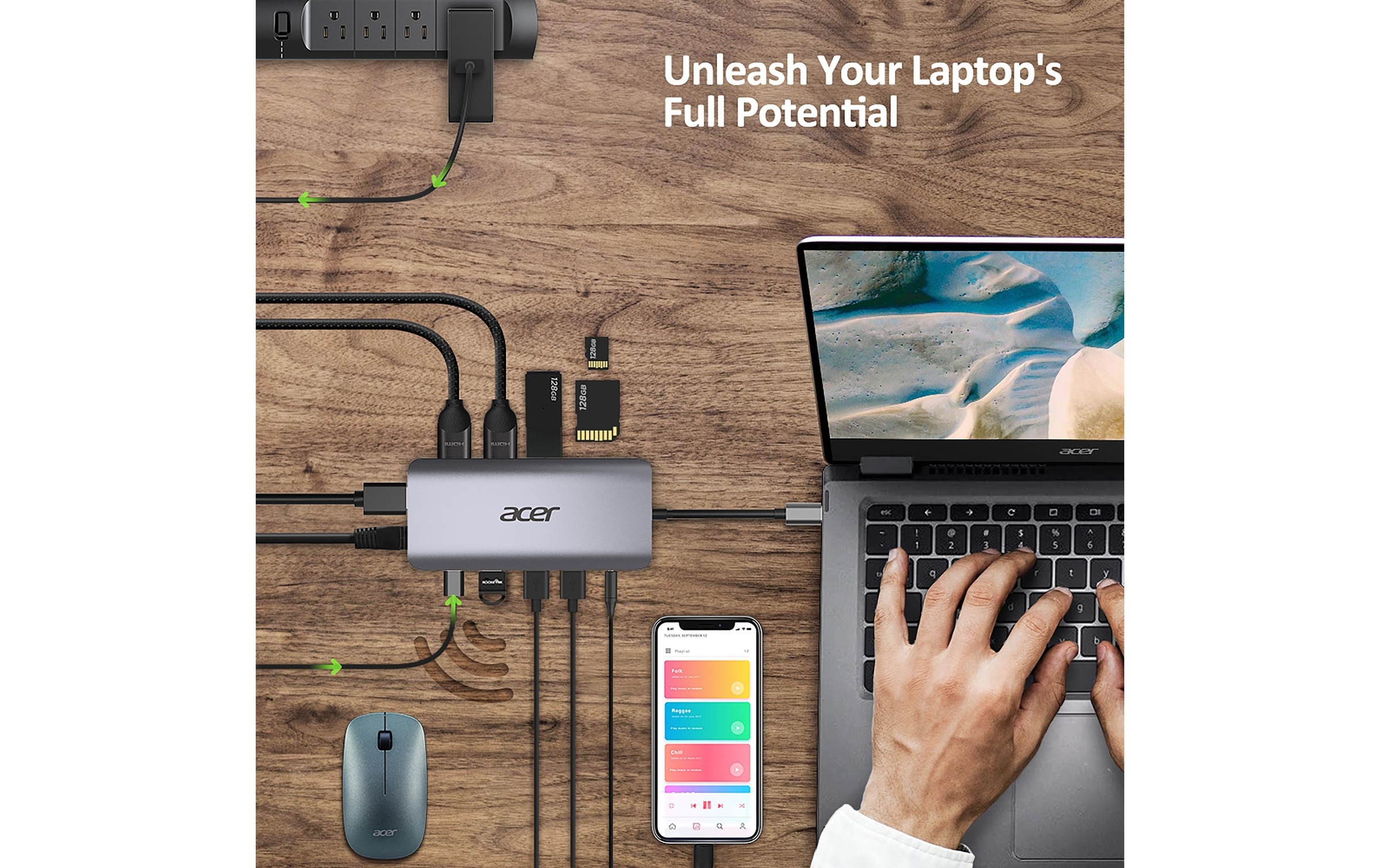 Acer Laptop-Dockingstation »USB Type-C, 12-in-1«