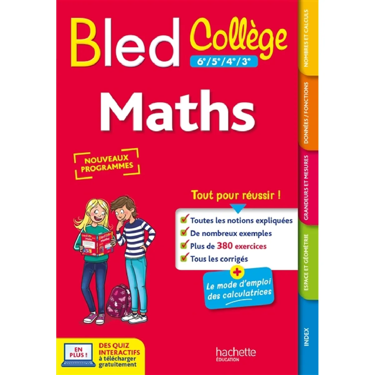 Bled maths : collège, 6e à 3e : nouveaux programmes