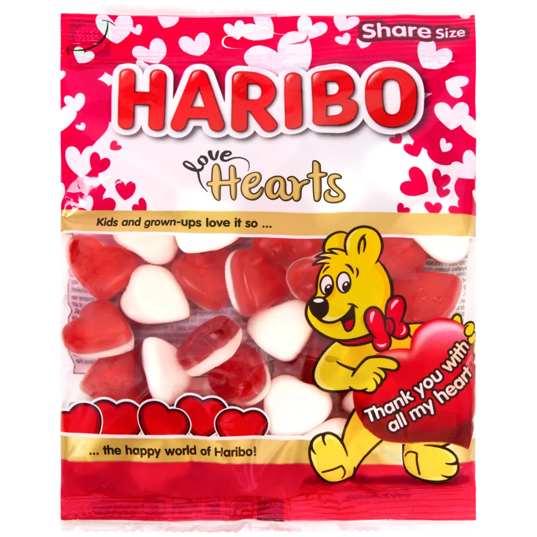 Haribo Hearts 130 gram