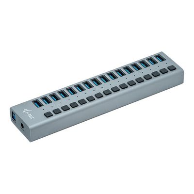 i-Tec USB 3.0 Charging HUB - Hub - 16 x SuperSpeed USB 3.0 - de bureau