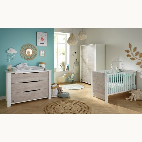 Armoire 2 portes LOFT Bois - SAUTHON