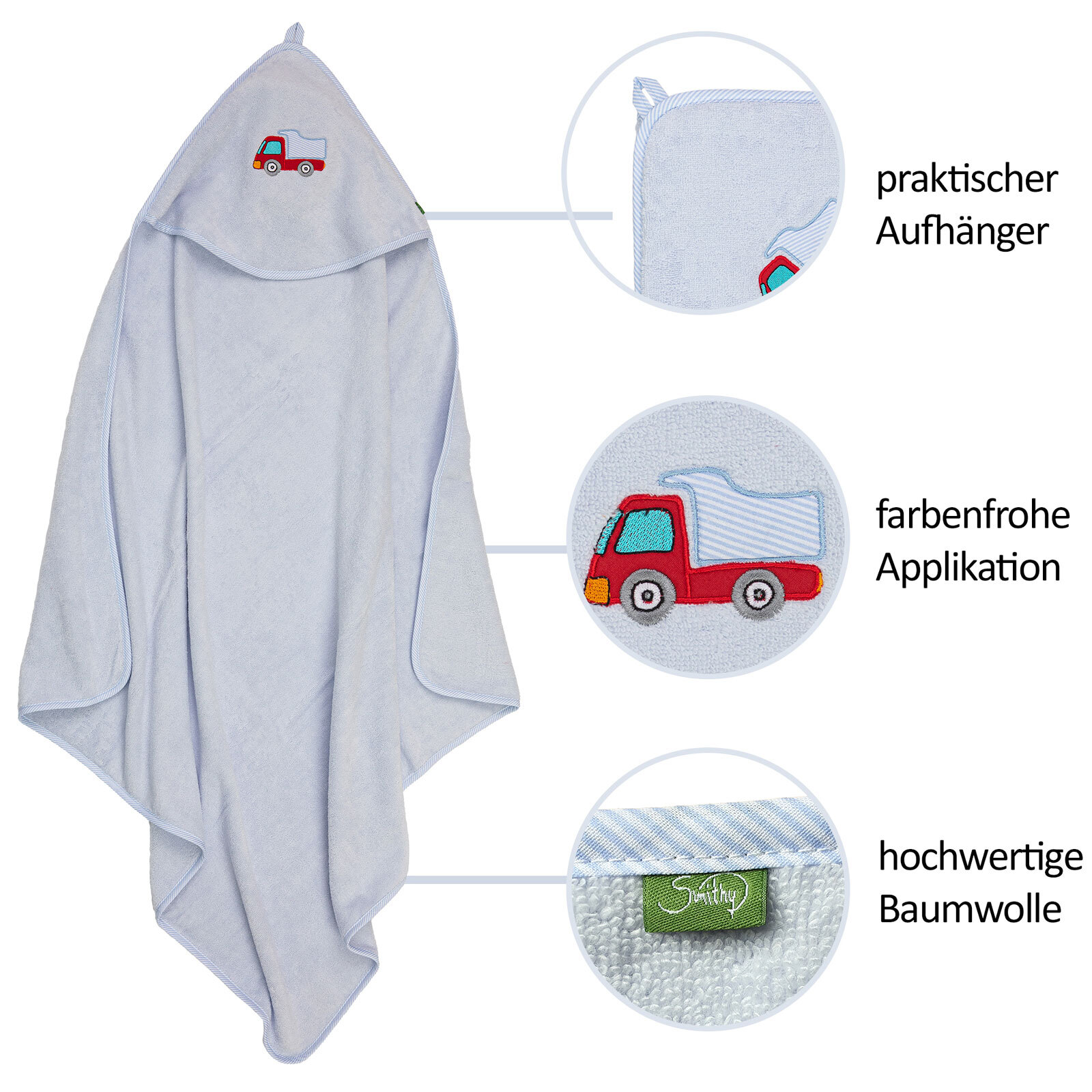 Smithy Frottier-Set LASTER 3-teilig blau