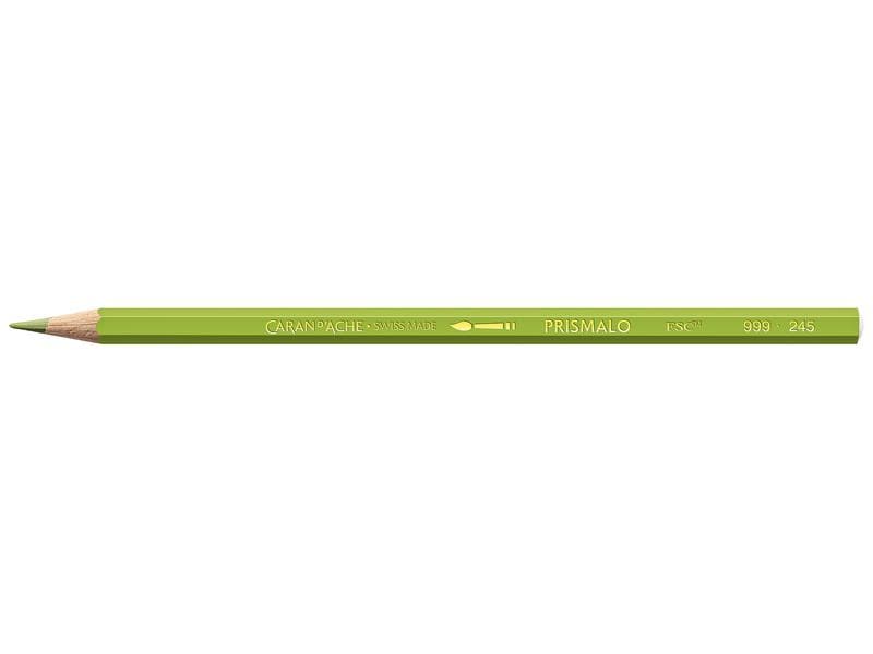 Caran d'Ache Farbstifte Prismalo 3 mm, 1 Stück, Hellolive Wasservermalbare Buntstifte