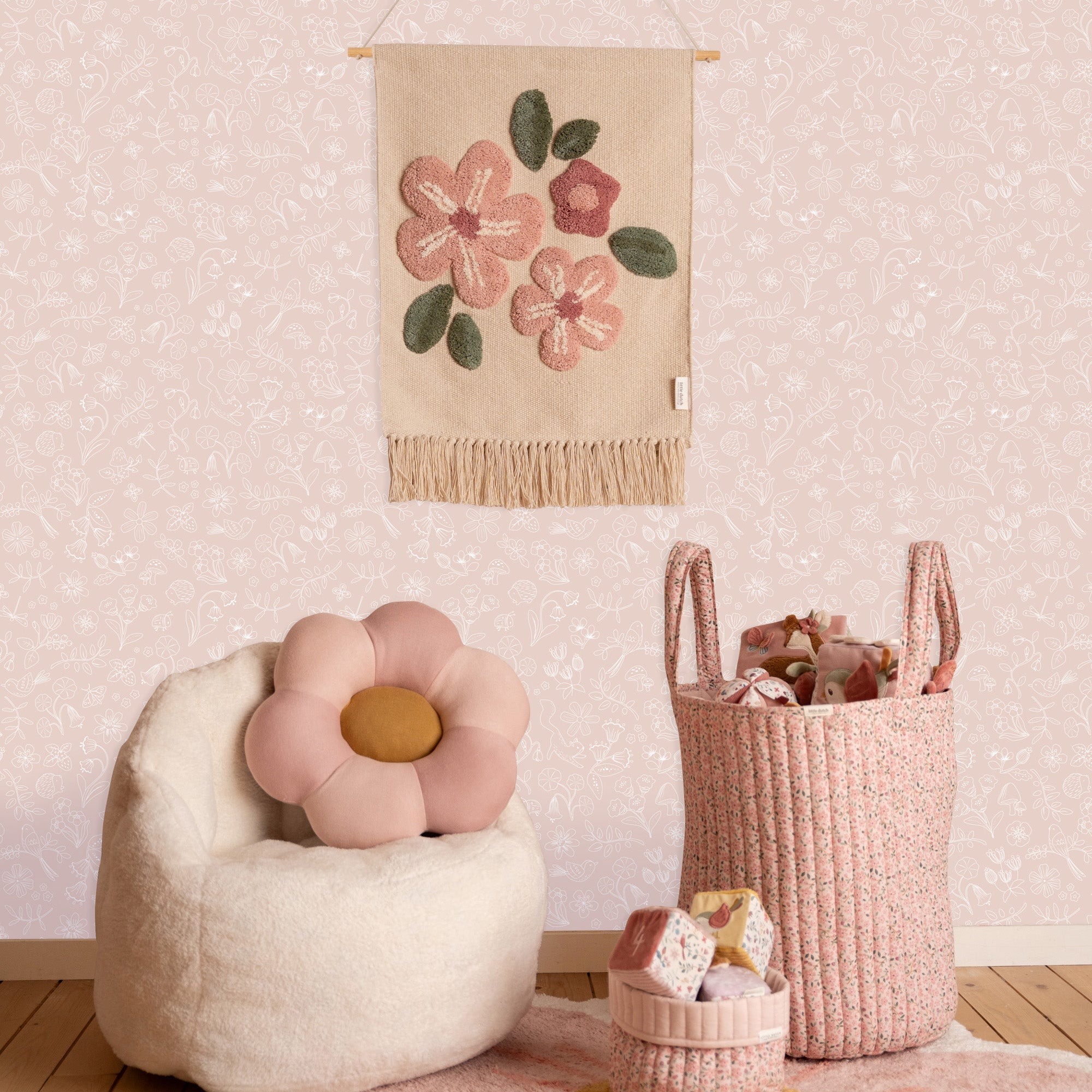 Little Dutch Fairy Wonders Behang Kinderkamer - Bloemen - 10mx53cm