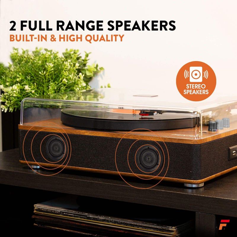 Fenton - RP162 - Platenspeler - Bruin - Bluetooth - Stereo