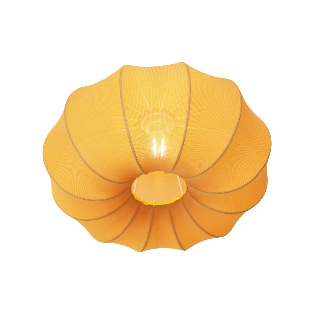 Japandi plafondlamp goud 37cm - Plu Asyesha