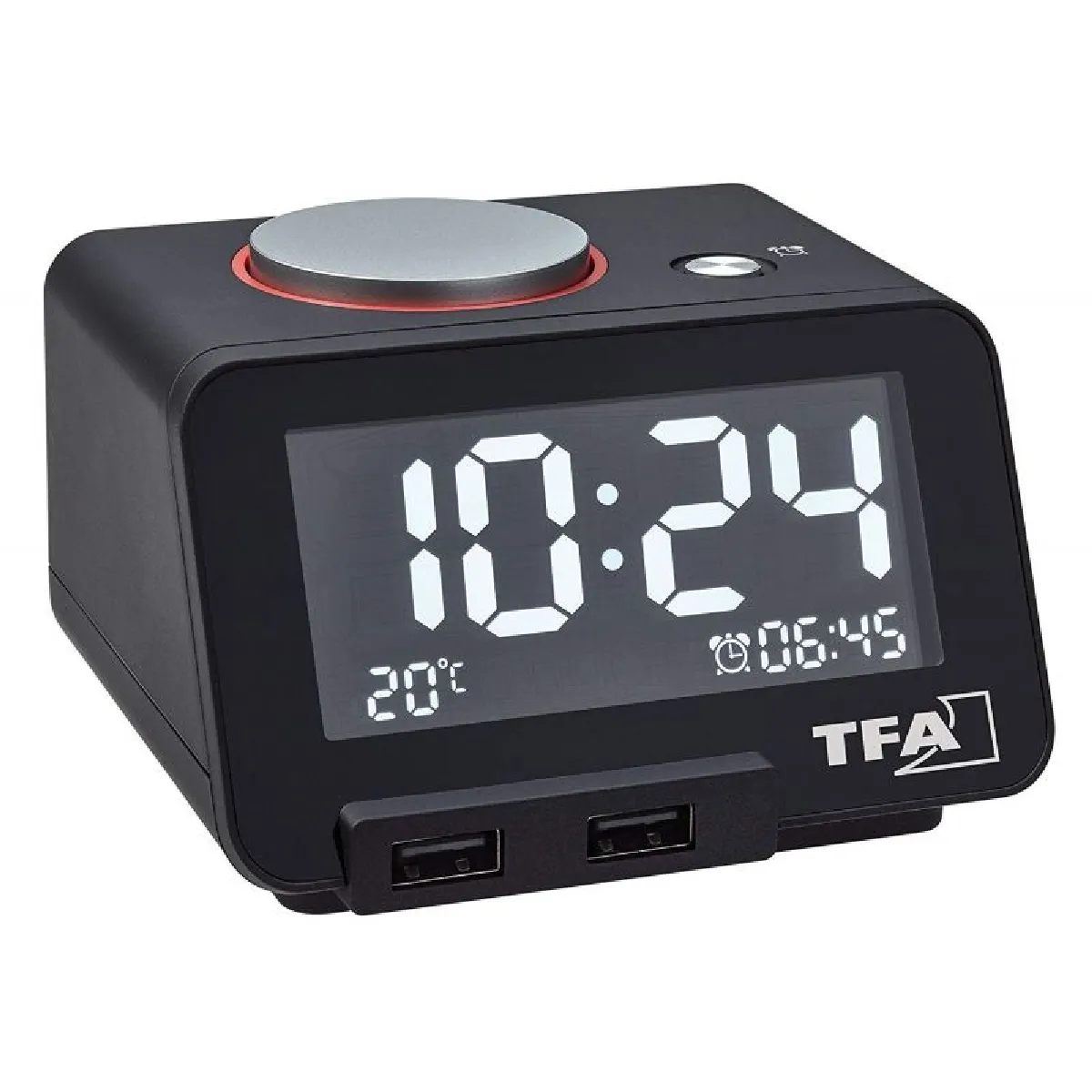 Tfa-Dostmann TFA Dostmann Homtime Réveil Digital USB