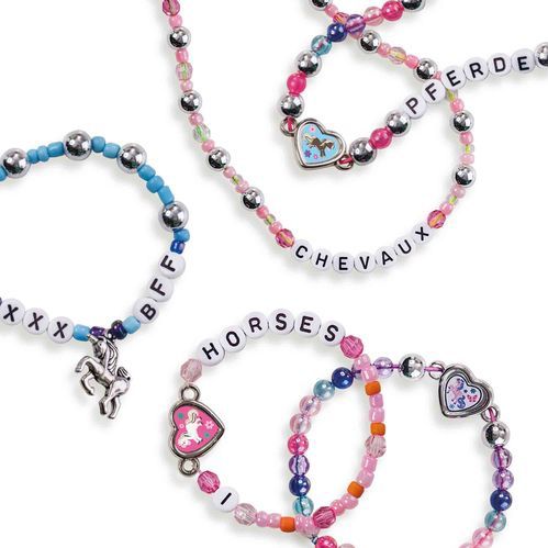 SES - Ik Hou Van Paarden - Sieraden Studio - Paarden Bedels en Kralen - Elastisch Koord