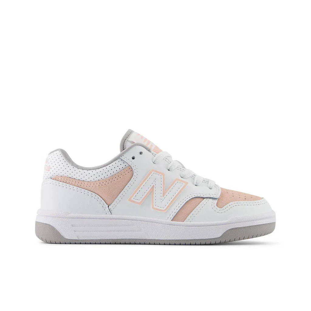New Balance 480sneakers wit/koraalrood