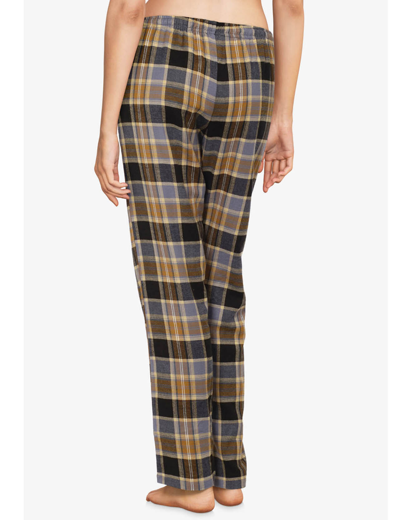 Femilet Pantalon de pyjama Ecossais marron/noir