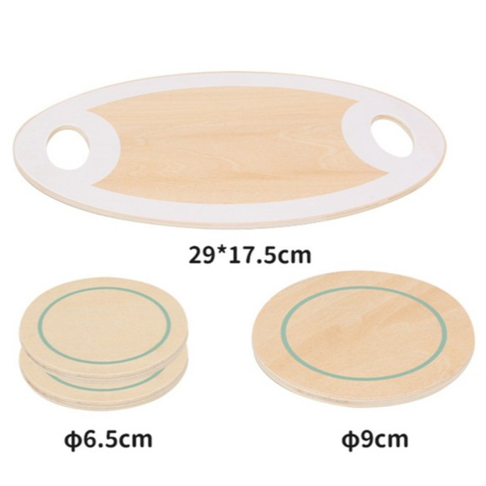 (14-tlg. Set) Holz Teeservice Kinder Spielzeug Küchen Zubehör Tea Time Spielset inkl. Teekanne / Tassen - Blau
