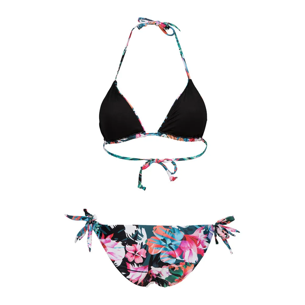 Arena TRIANGLE ALLOVER - Maillot de bain 2 pièces Femme galapagos multi