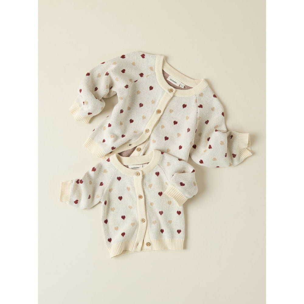 Køb Lil'Atelier Turtledove Red Heart Nbfsaran Ls Strik Card Heart Lil