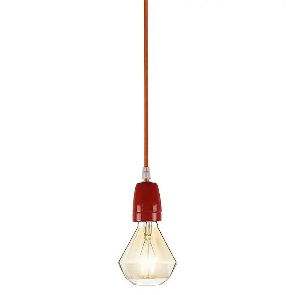TEKSTILKABEL HOME SWEET HOME ORANSJE PRIS PER M