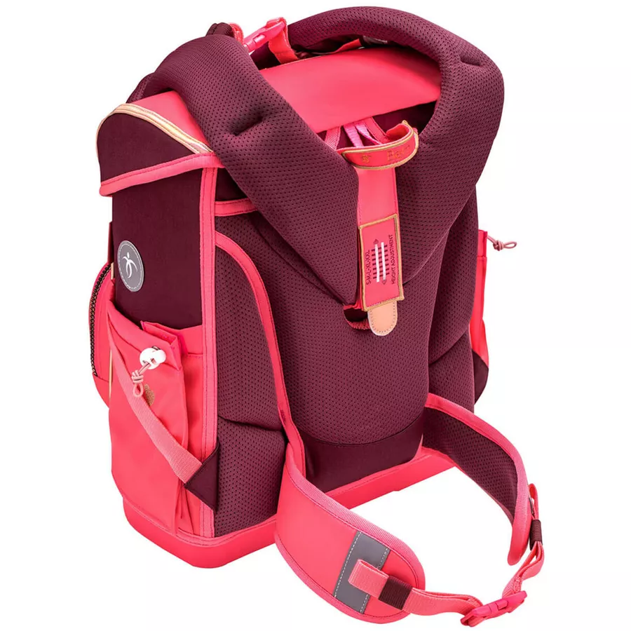 Belmil Schulranzen Premium Compact Plus Set 5-teilig Coral