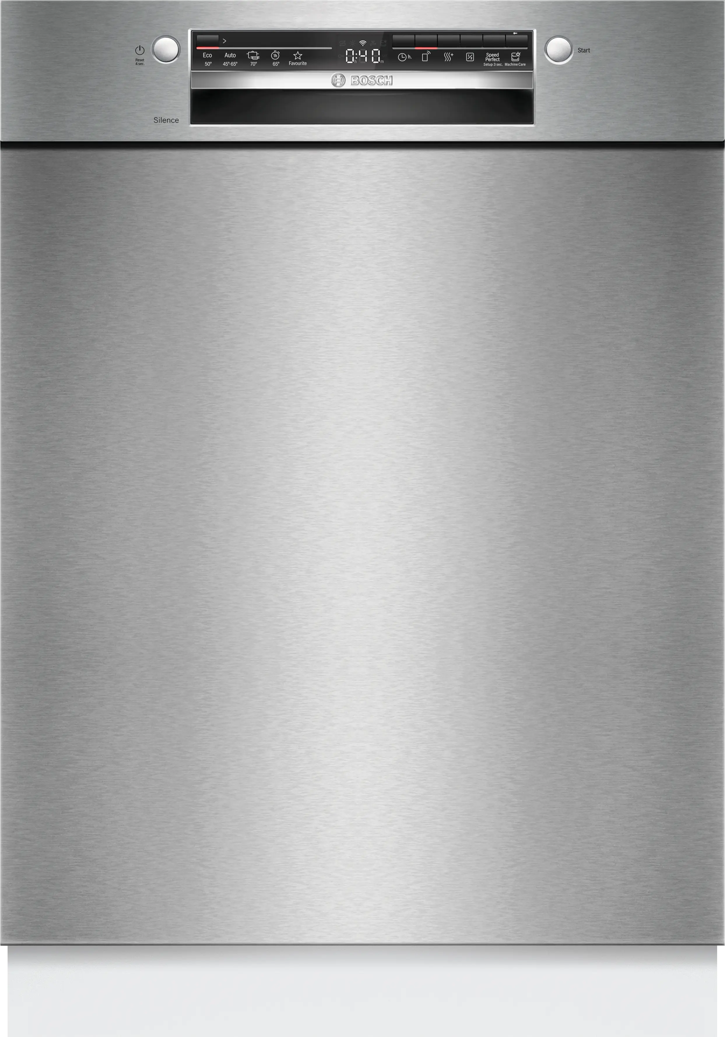 Serie 2 Onderbouw vaatwasser 60 cm Geborsteld staal