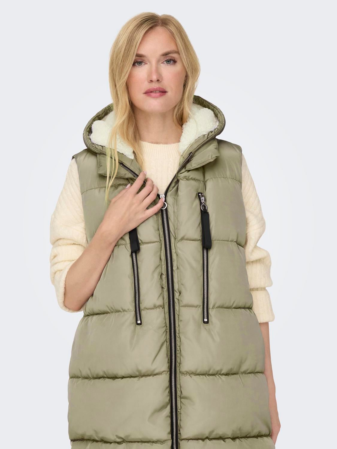ONLNEWNORA Daunenweste Silver Sage