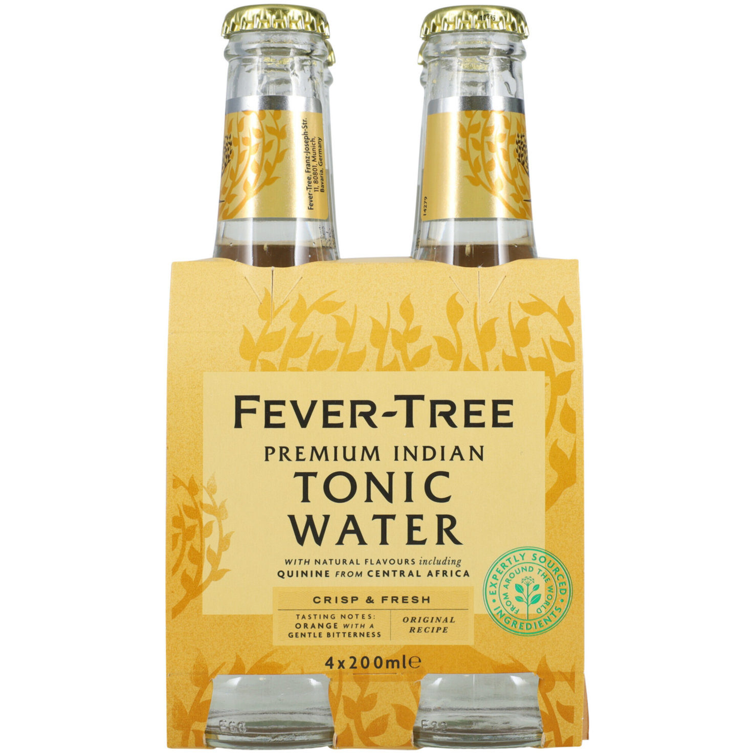 Fever Tree Tonic Water alkoholfrei 4x20cl -80cl
