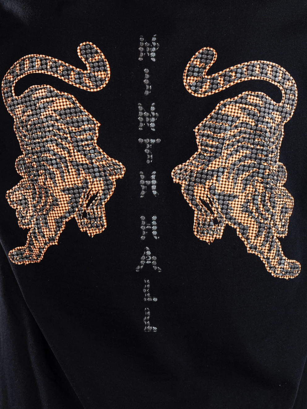 Ninth Hall Faux Rhinestone T-Shirt black
