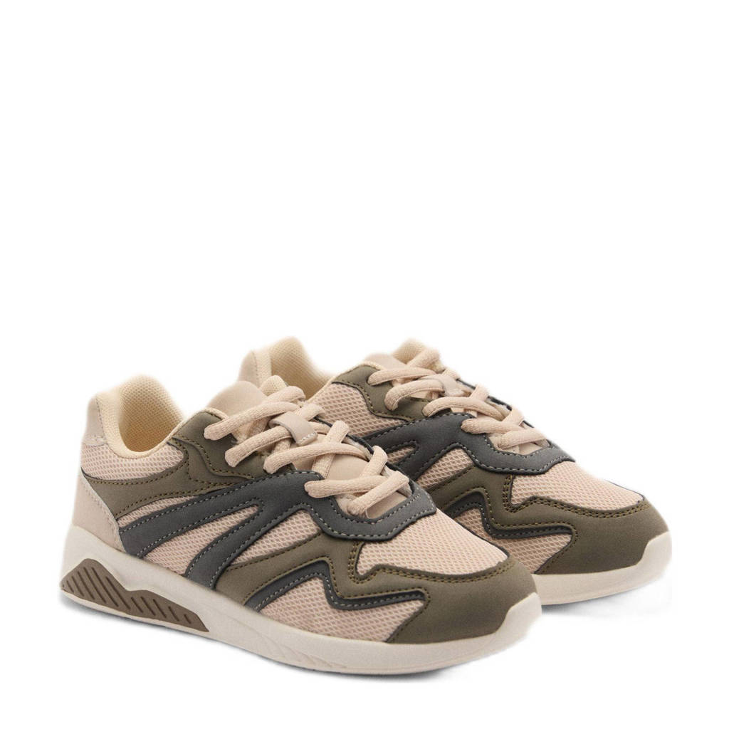 Mango Kids sneakers beige/kaki