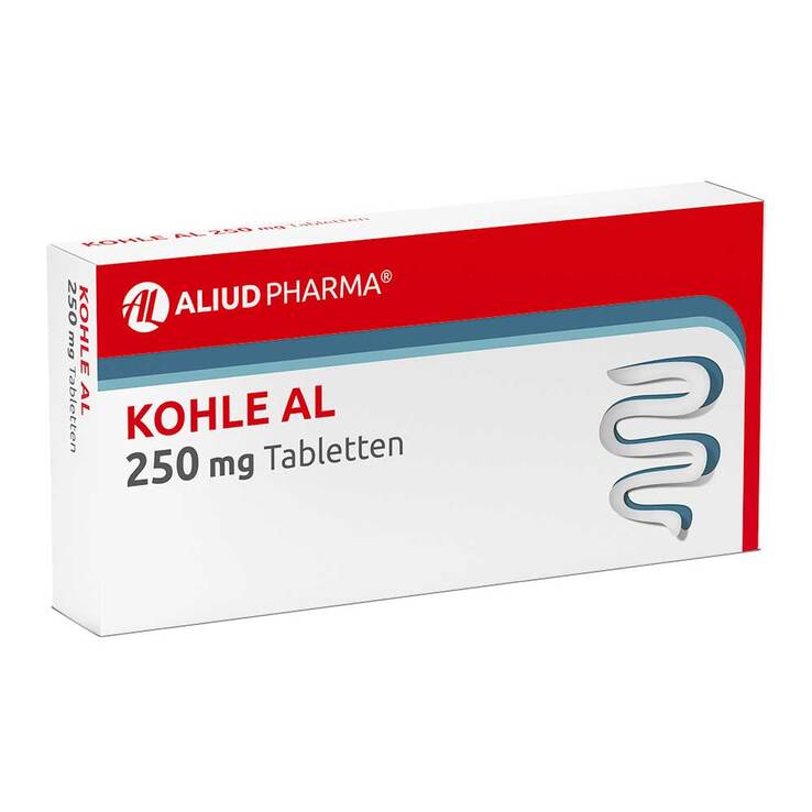 KOHLE AL 250 mg Tabletten, 20 St