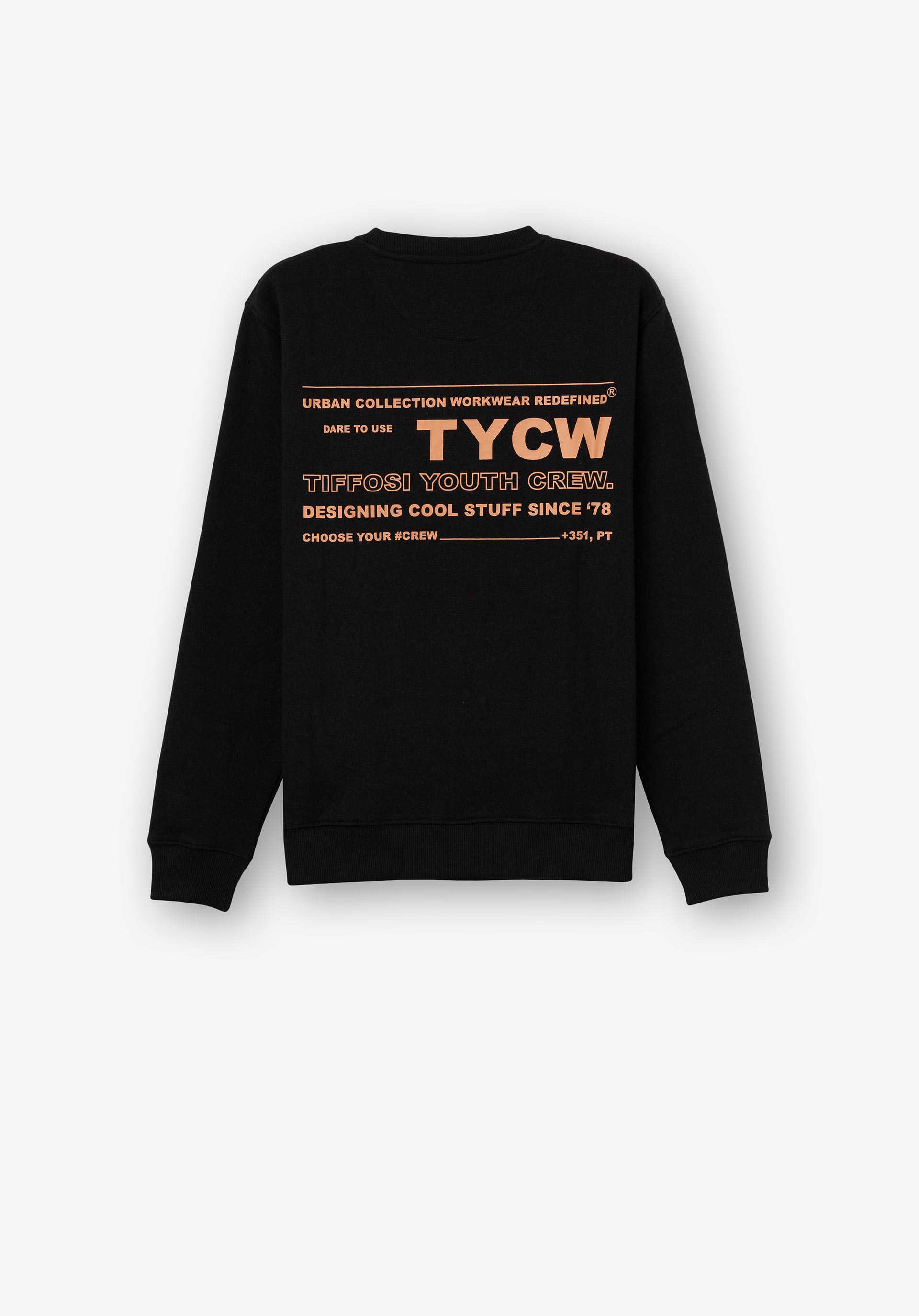 Sweatshirt com Estampado nas Costas