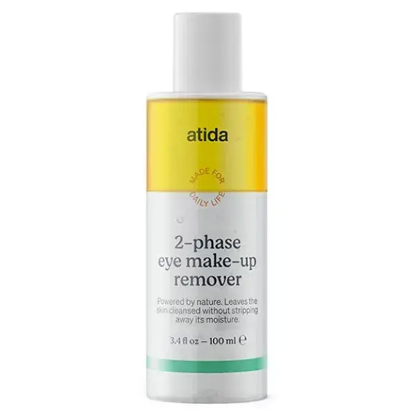 Demaquilante bifásico Atida para rosto e olhos 100ml