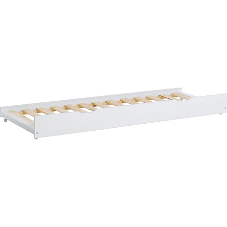 Spiloppe udtræksseng uden madras 70x190 cm - hvid