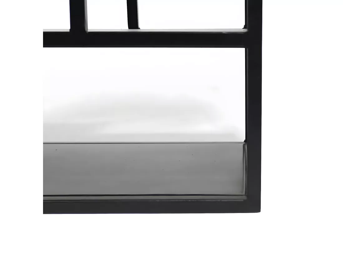 Etagère murale en métal noir Joshua