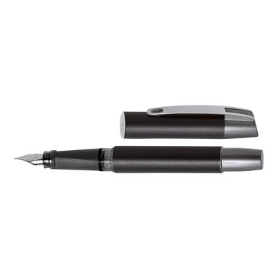 Online Campus - Stylo plume pour gauchers - noir