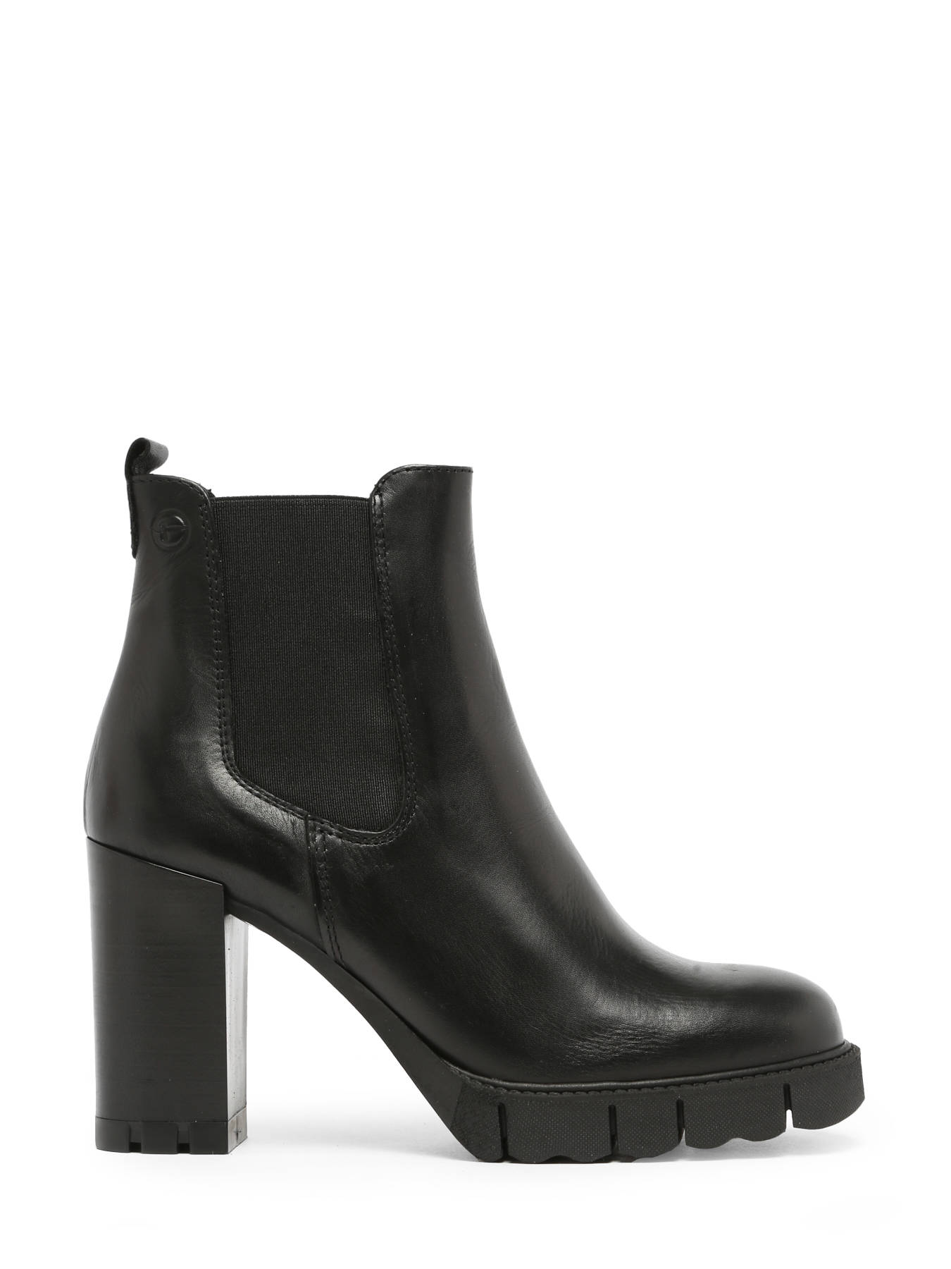 Bottines  talon en cuir TAMARIS