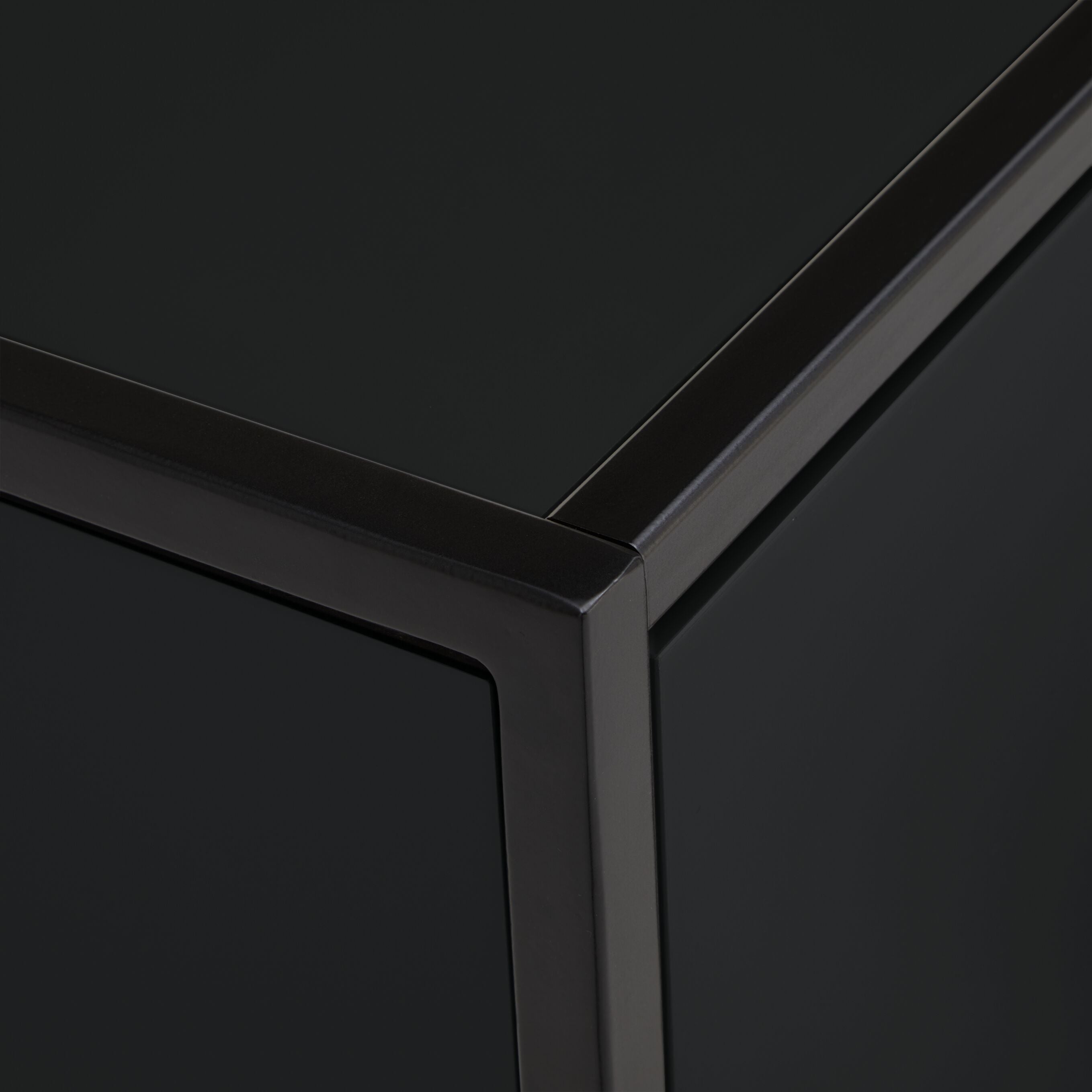 SEVEN Sideboard - Anthrazit / B: 124.8 cm x T: 39.0 cm x H: 80.0 cm