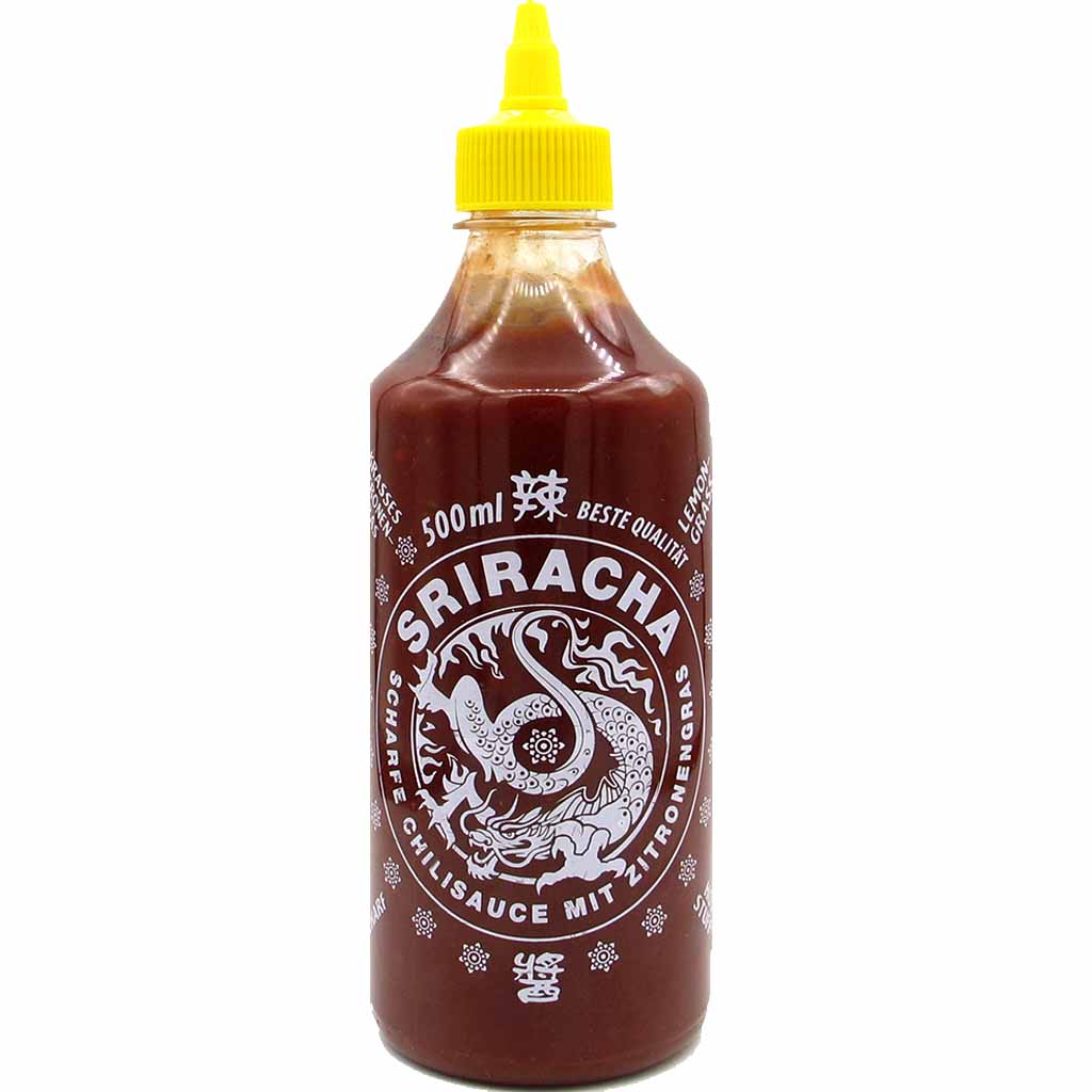 SRIRACHA Asia Chillisauce mit Zitronengras 500ml MHD:20.11.25