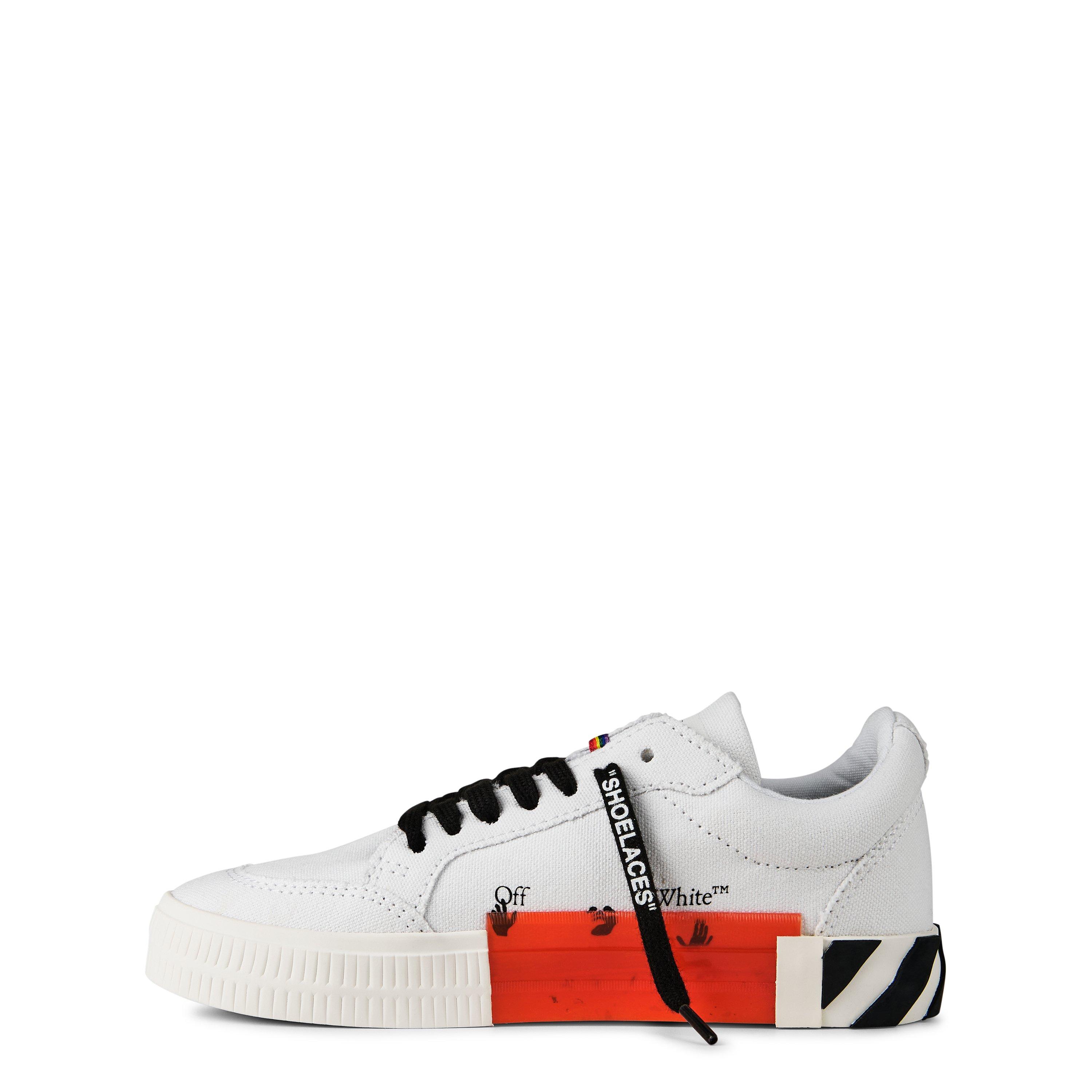 Off White Vulcanized Sneakers