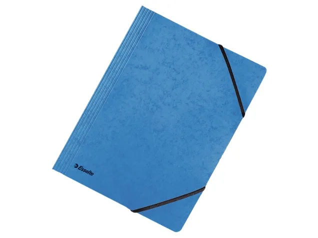 Elastikmappe uden klapper Esselte FSC® A4 Blå - (25 stk.)