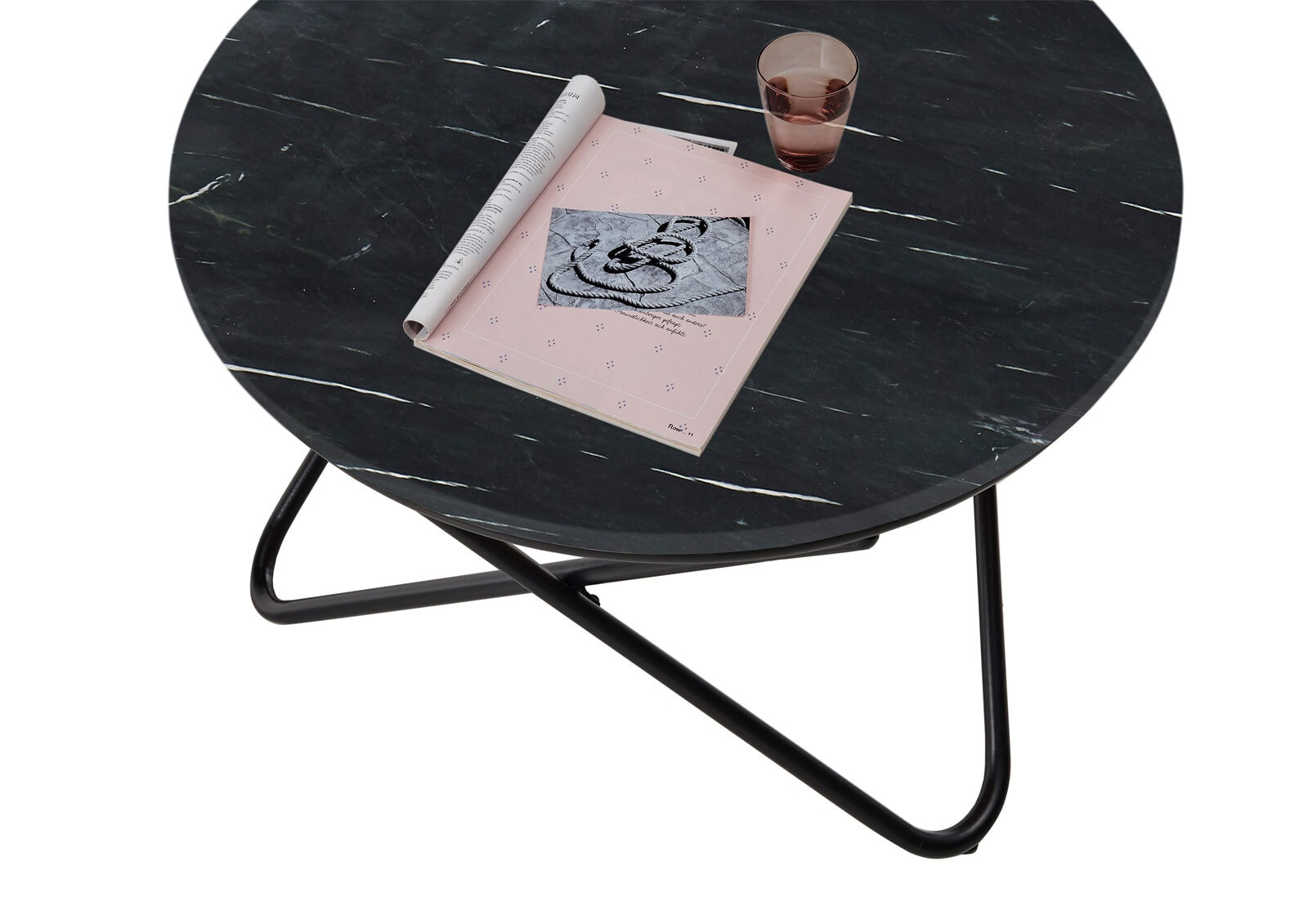 Couchtisch 80 x 46cm schwarz