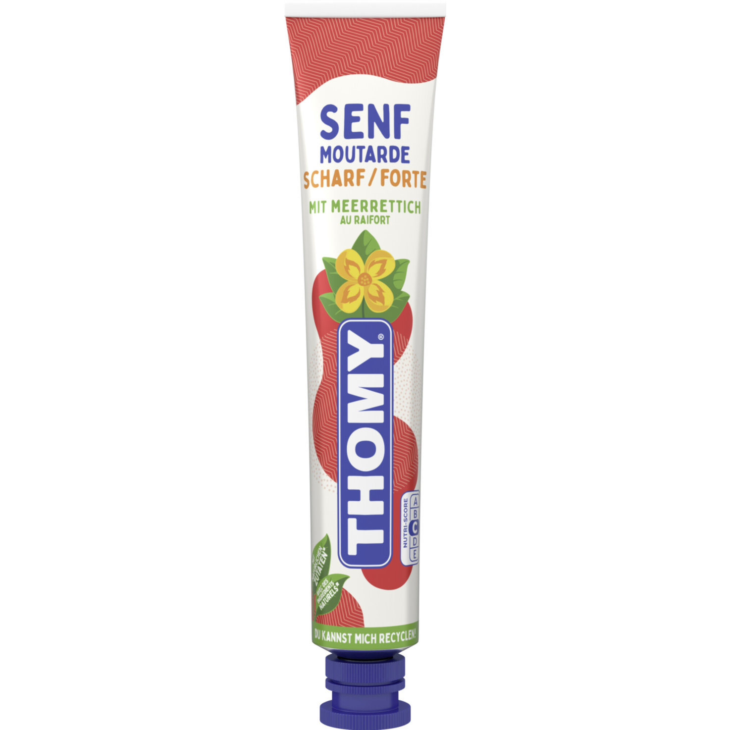 THOMY Senf scharf mit Meerrettich