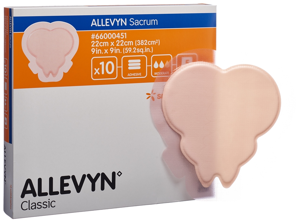 ALLEVYN Wundverband 22x22cm 10 Stk