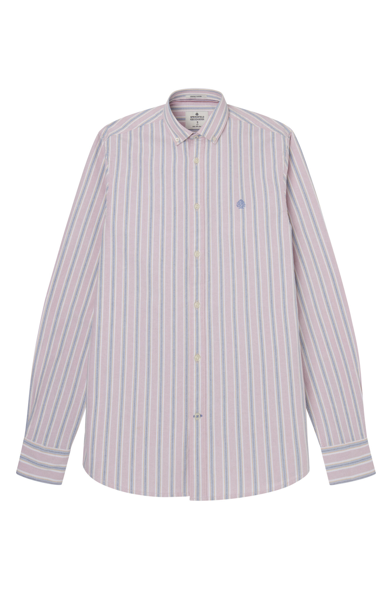 camisa polo oxford listrada
