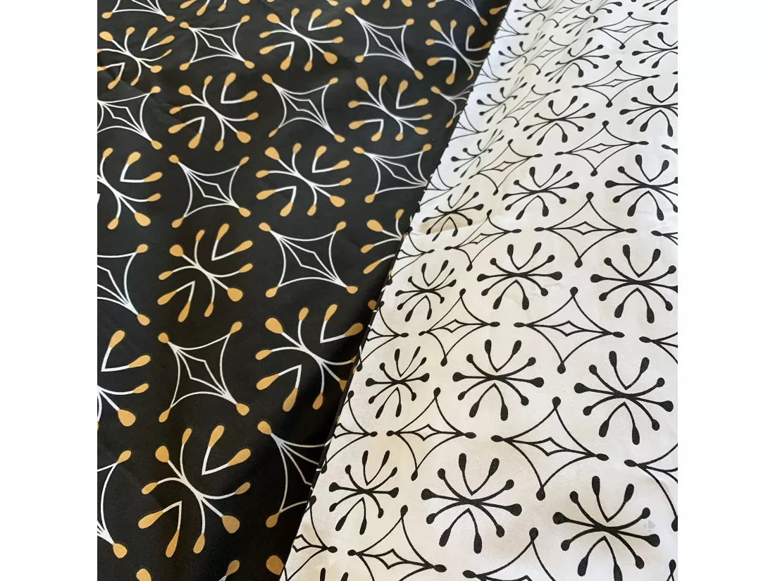 Parure de lit 260x240 cm coton issu de l'agriculture biologique WAG Noir