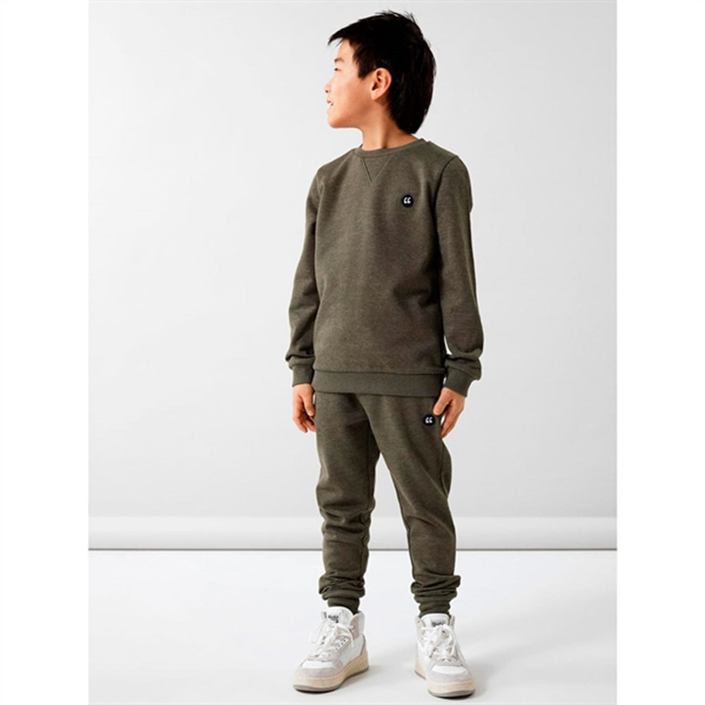 Rifle Green Vimo Sweatshirt Noos - Name It