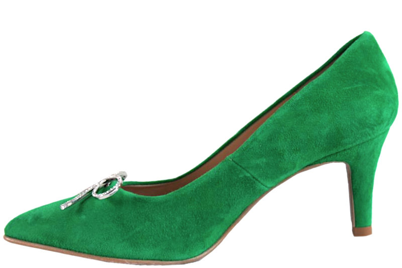 COPENHAGEN SHOES DANCE AND DIAMONDS GREEN JELLY BEAN