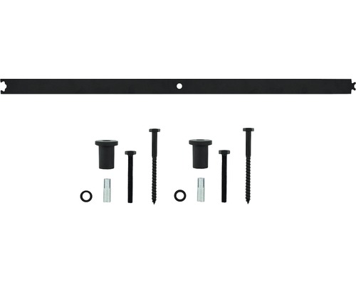 Intersteel 90 cm zwarte tussenrail