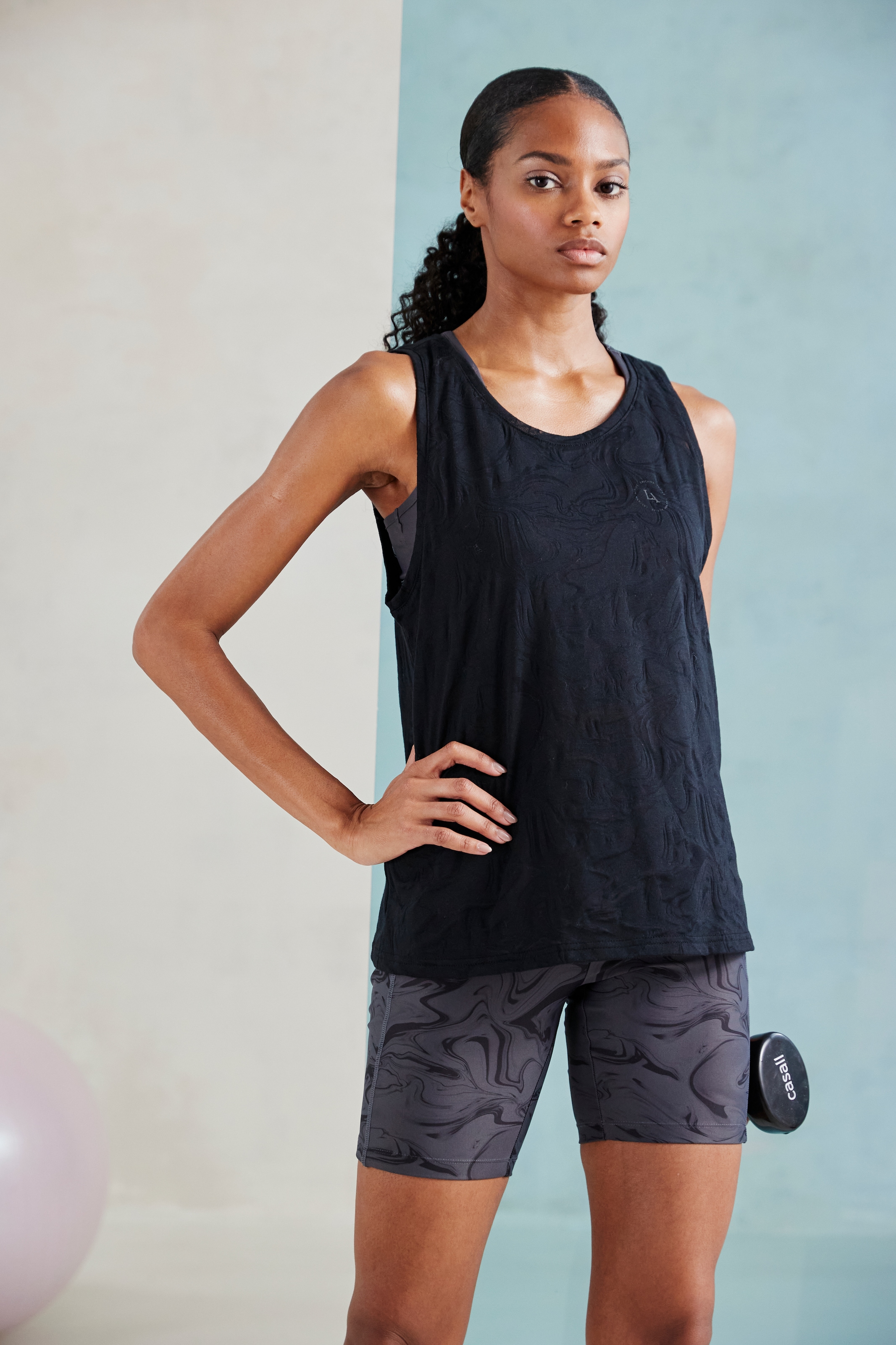 LASCANA ACTIVE Funktionsshirt , Sportshirt mit Rundhalsausschnitt und Logodruck