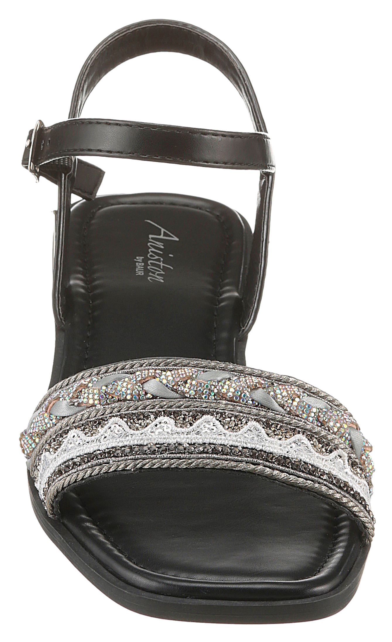 Aniston SHOES Riemchensandale  , Sommerschuh, Sandalette, Glitzersteine - NEUE KOLLEKTION
