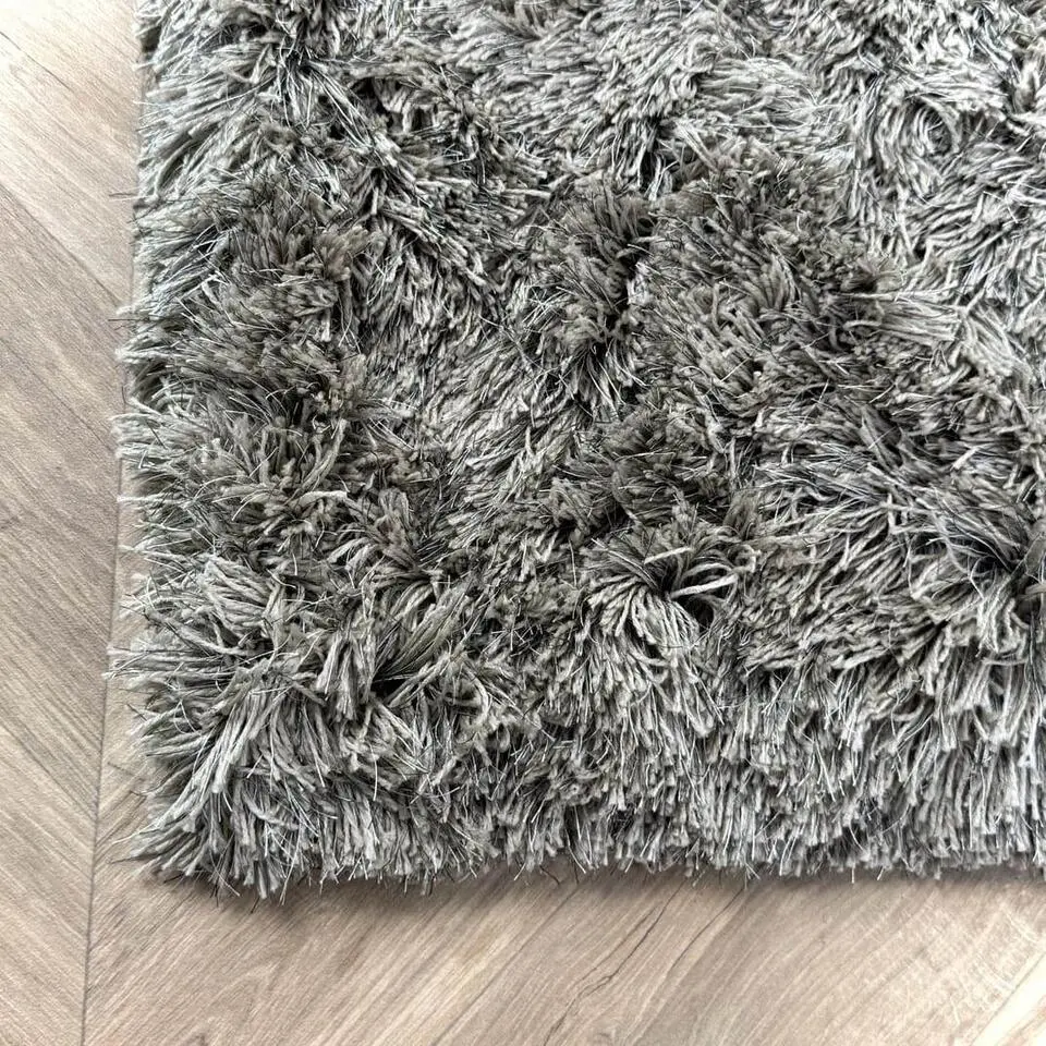 Interieur05 Hoogpolig vloerkleed Nika Antraciet - 200 x 290 cm