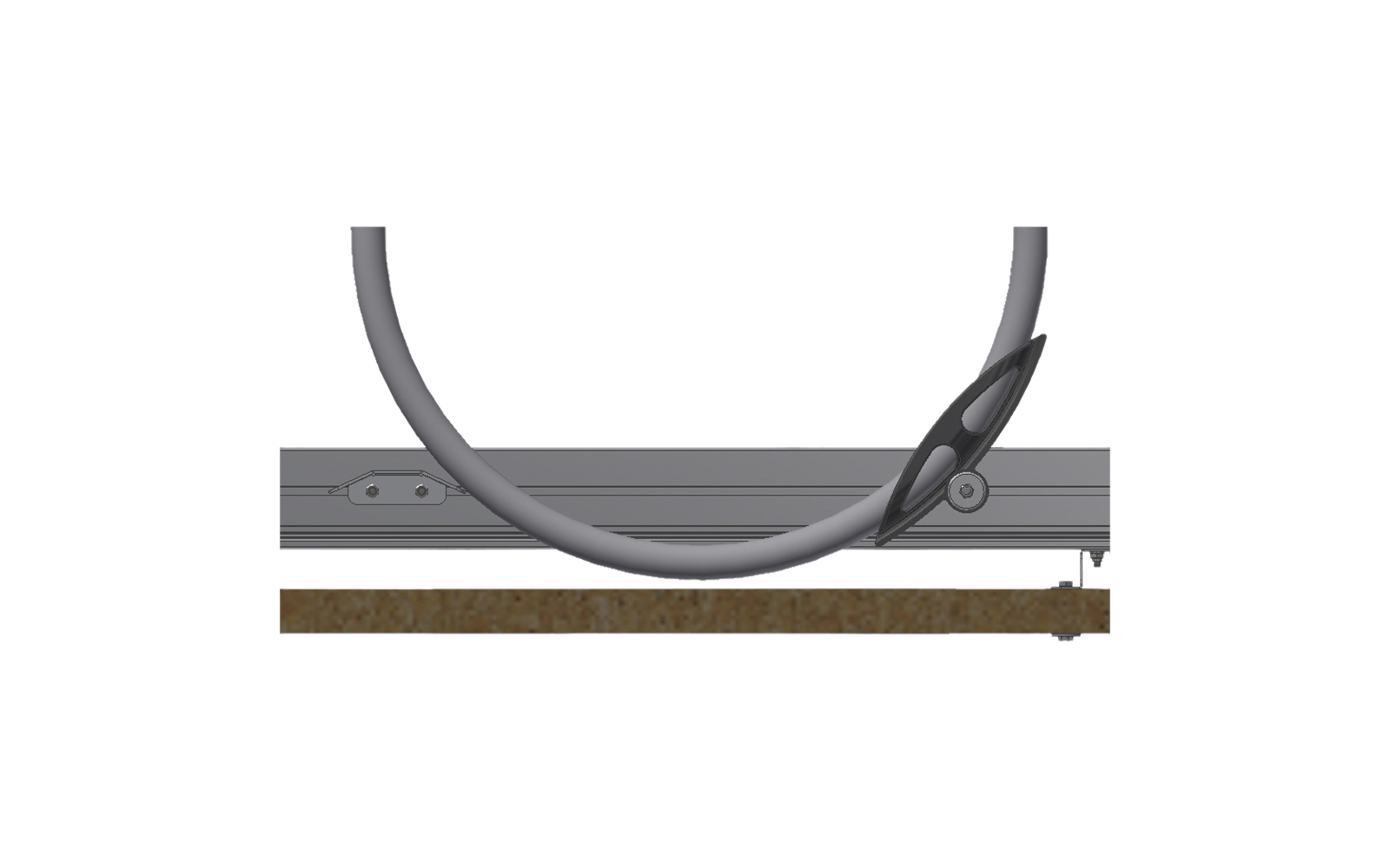Weih-tec Slide Move HG-250 Fahrradträger für Heckgarage 2 Fahrräder